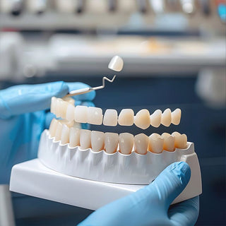 What is the difference in loading capacity of porcelain veneers on upper anterior teeth with different cut end designs?