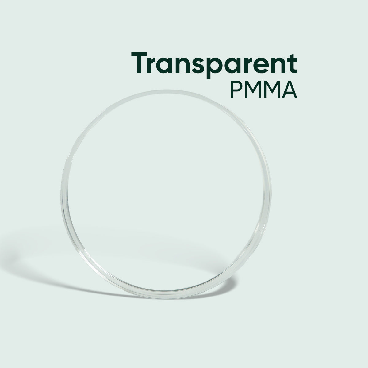 Bloco PMMA transparente (transparente) (12 mm-30 mm)