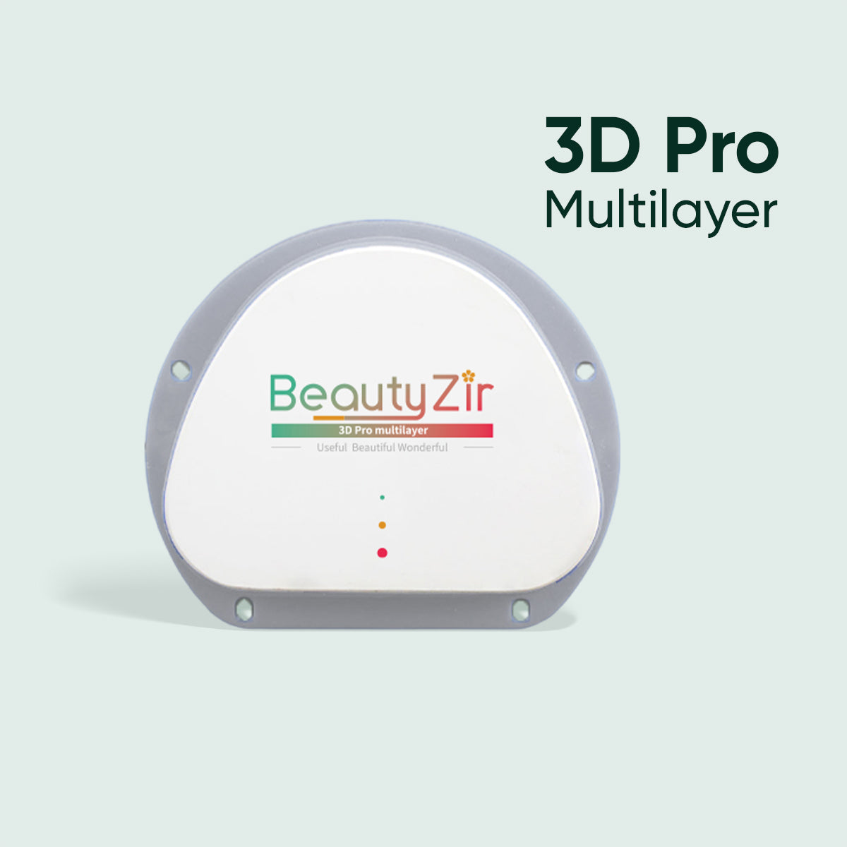 Disco de Zircônia Dental 3D Pro Multilayer 71 mm