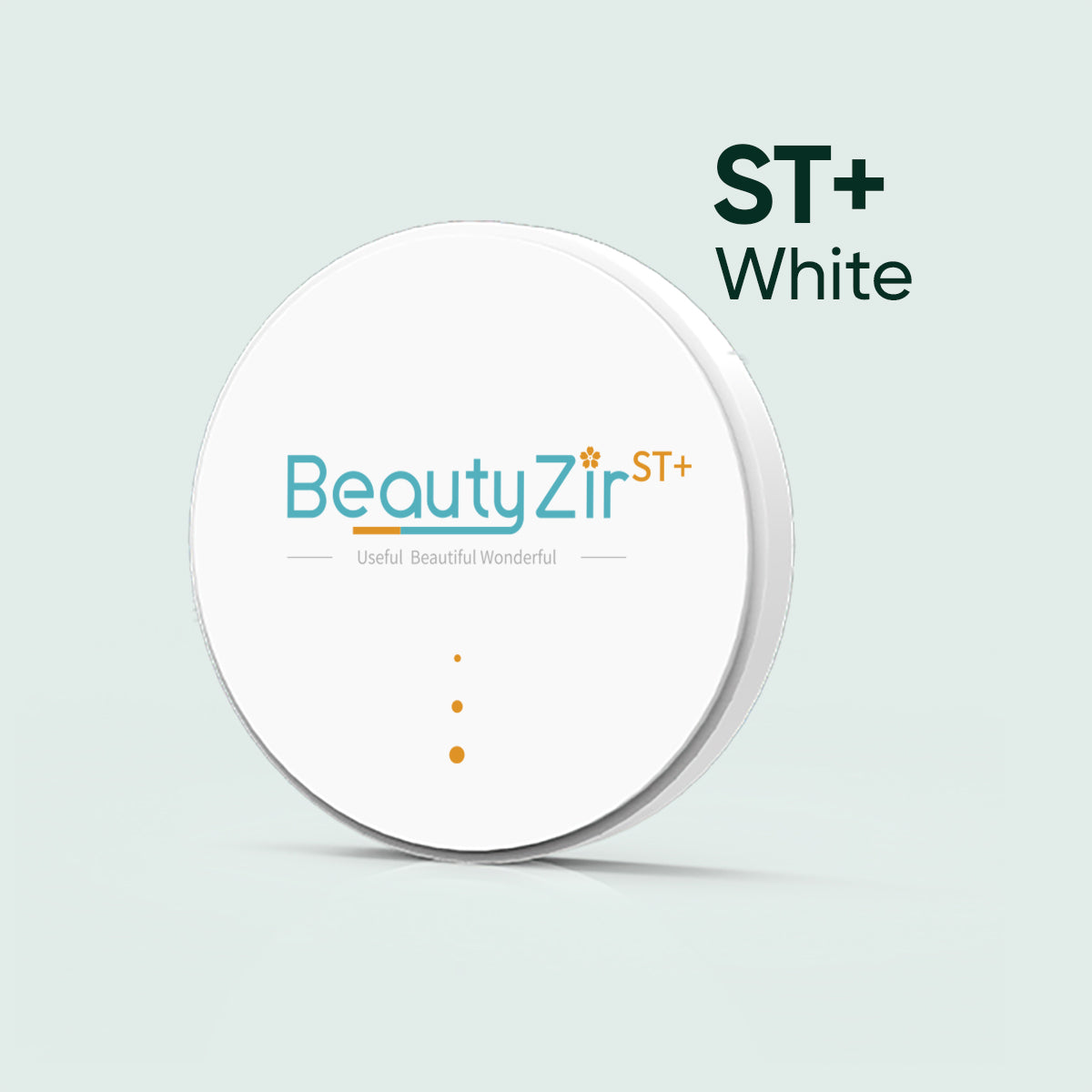 ST+ White Zirconia Block Open System  98mm