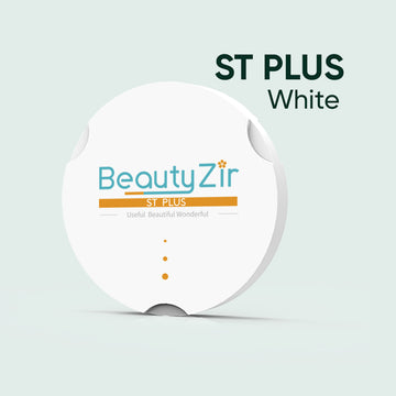 ST PLUS Bloco de Zircônia Branca Sistema ZirkonZahn 95mm 