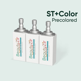 ST+C Bloque Zirconia Precoloreada Sistema Sirona 5 Piezas