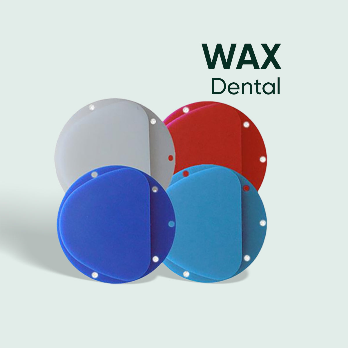 WAX Block AG System 71mm Branco/Vermelho/Azul 5 Peças