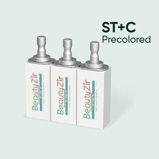 ST+C Precolored Zirconia Block Sirona System  5 Pieces