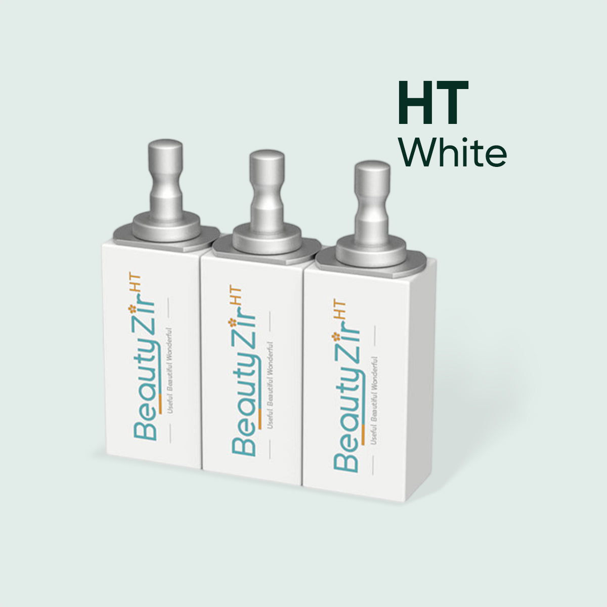 HT White Zirconia Block  Sirona System 5 Pieces