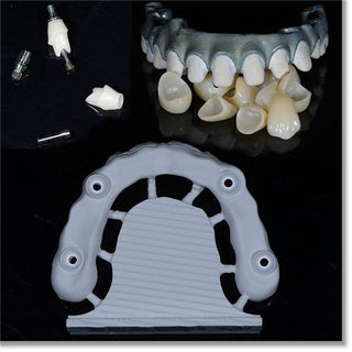 HT White Zirconia Block AG System 71mm